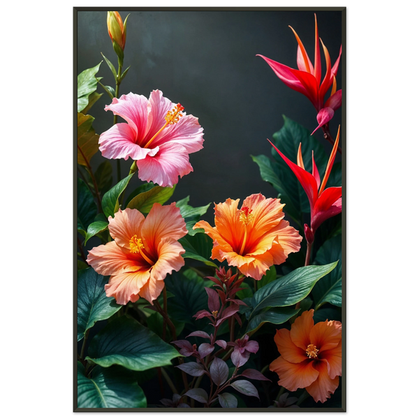 Lush Beauty in Bloom - Metal Framed Poster - - Metal Framed Posters