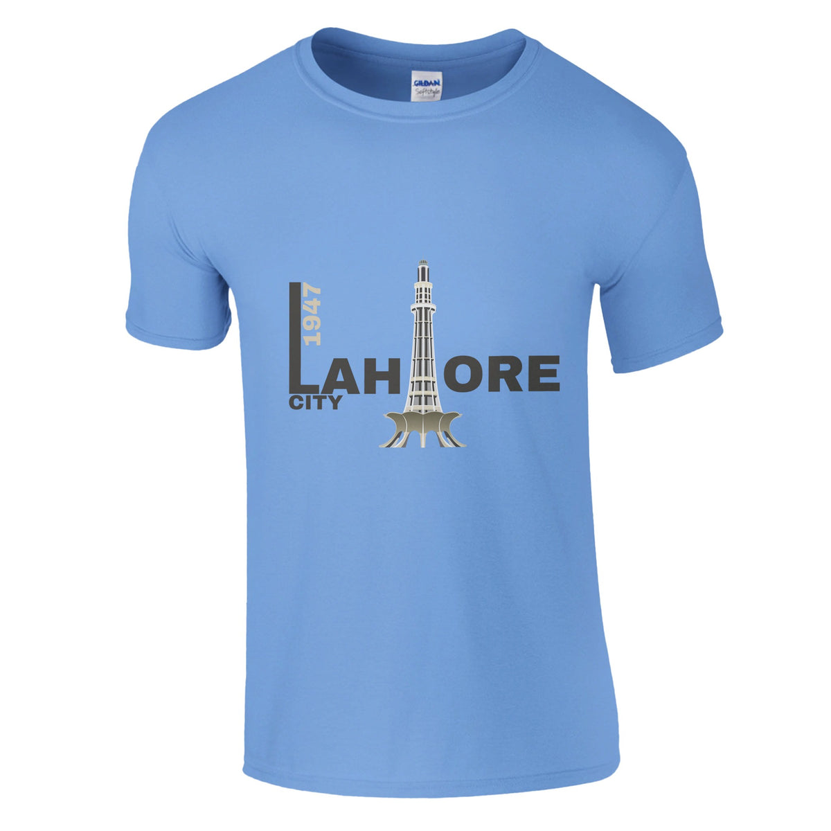 Historic Lahore in Style - Carolina Blue - Crewneck T-shirts