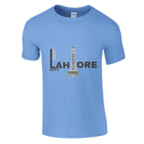 Historic Lahore in Style - Carolina Blue - Crewneck T-shirts