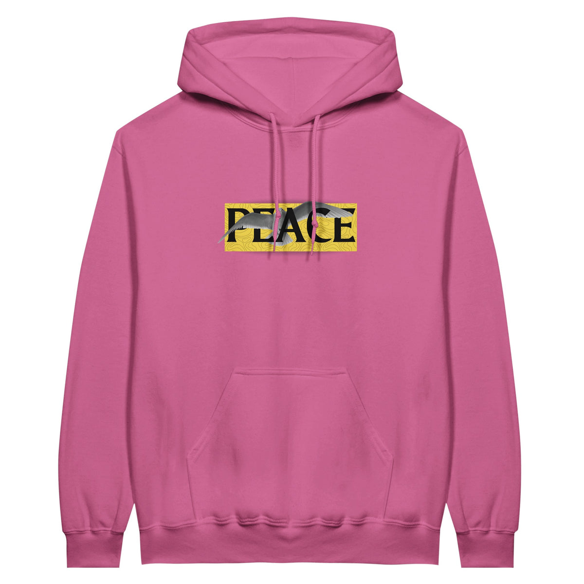 Peace in Motion - Elegant Design - Azalea - Pullover Hoodies