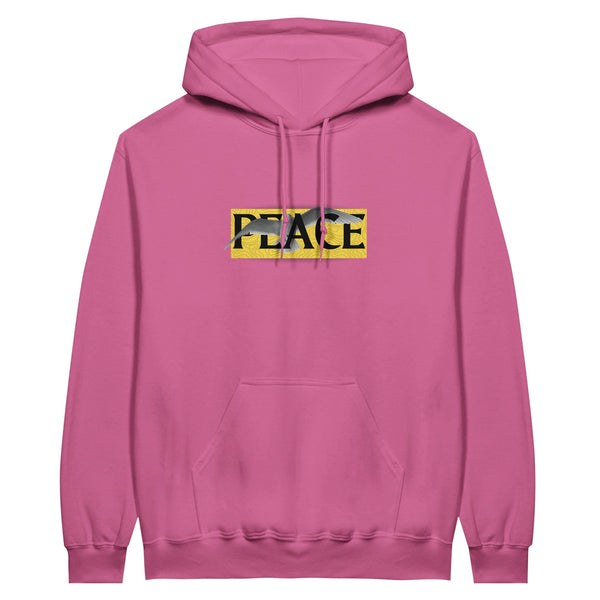 Peace in Motion - Elegant Design - Azalea - Pullover Hoodies