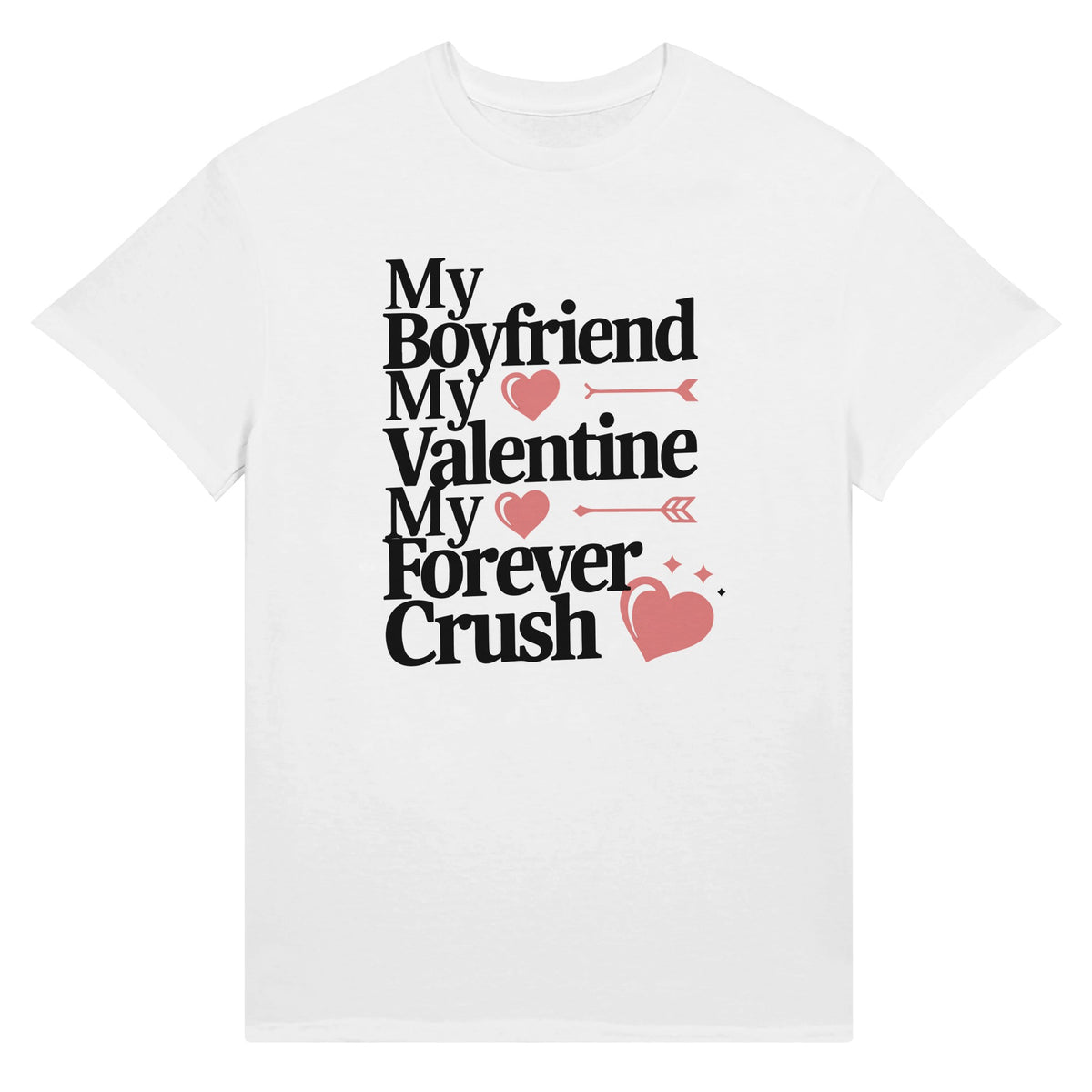 Cupid’s Arrow - A Heartfelt Valentine’s Tee - White - T-Shirt