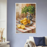 Lemon Light – Premium Framed Poster Gift - - Wooden Framed Posters