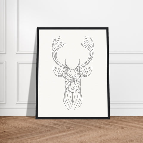 Image of Nature's Grace - Deer Illustration