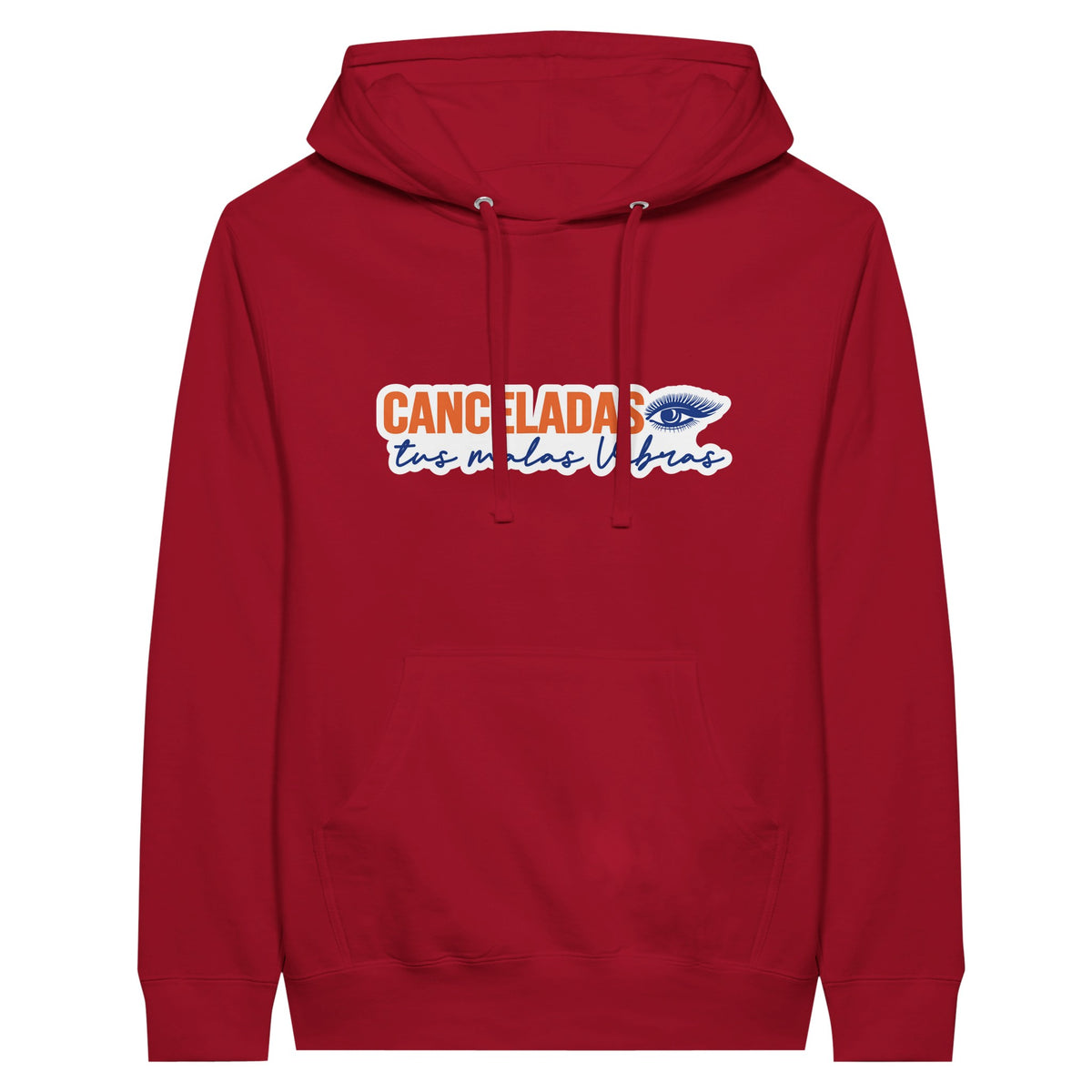 Eyes of Empowerment - Cancelling Negativity - Red - Pullover Hoodies