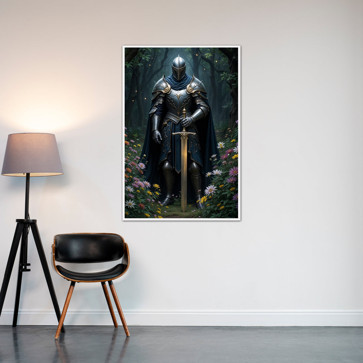 Guardian of the Enchanted Bloom - 20x30 - Framed Posters