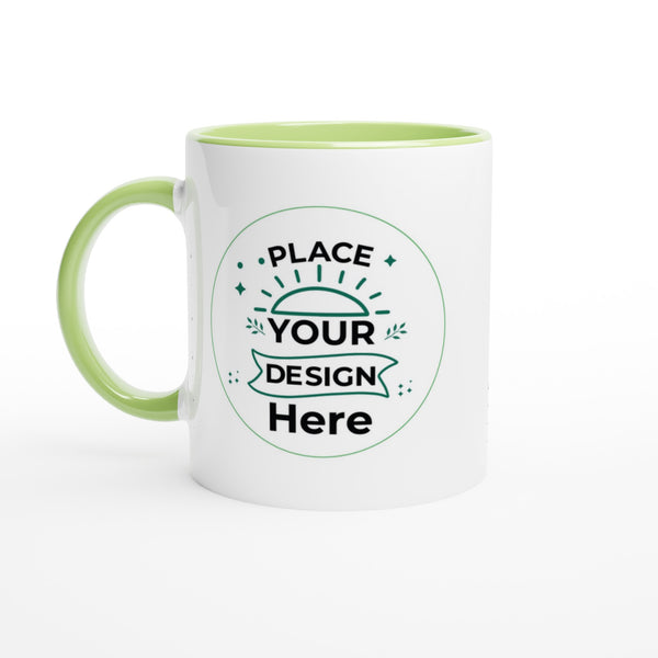 Vibrant Customizable Ceramic Mug - Your Perfect Daily Companion - Ceramic Green - Mugs