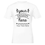 Eco-Friendly Elegance - Customize Your Perfect Fit - White - Crewneck T-shirts