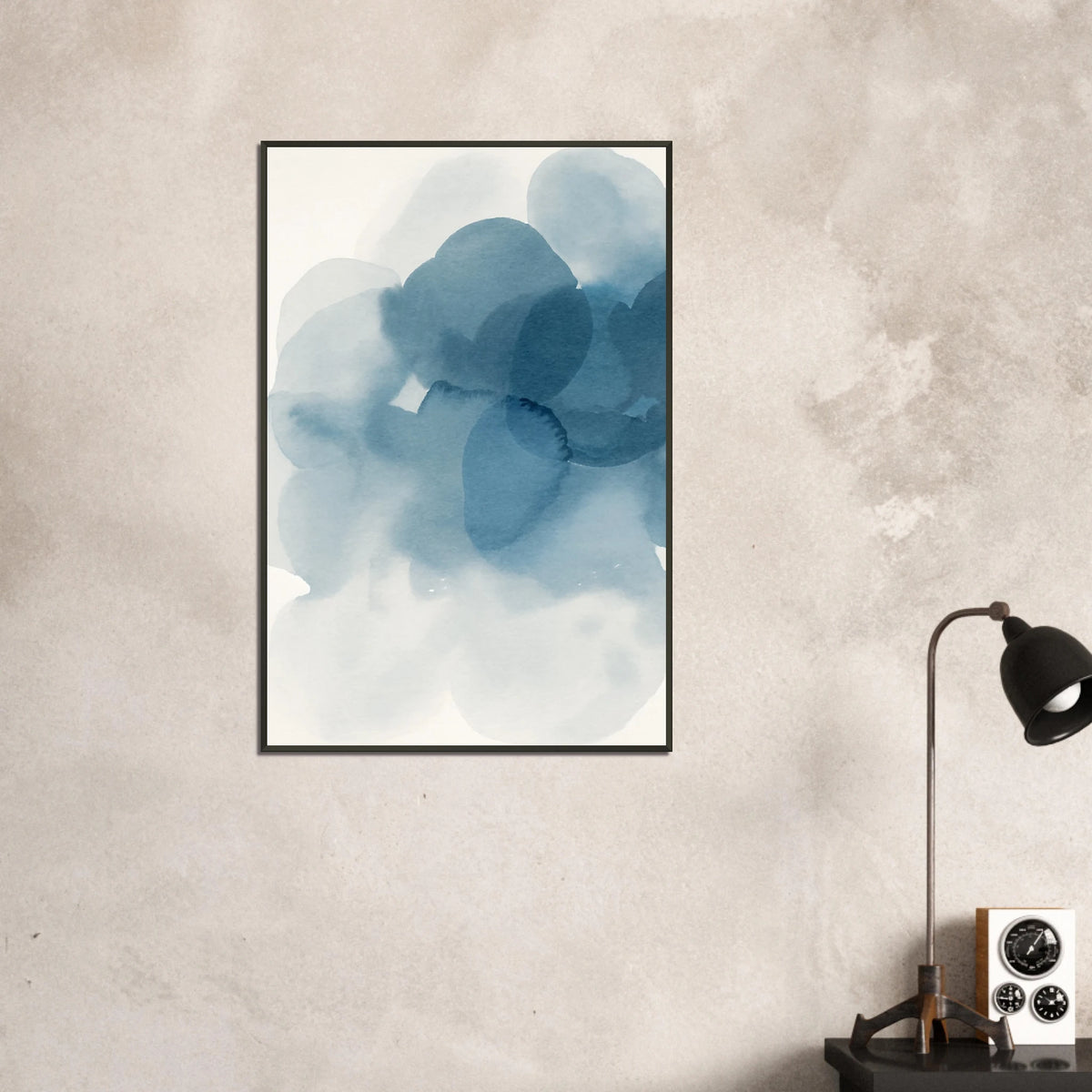 Midnight Bloom – Metal Framed Poster for Gift Lovers - - Metal Framed Posters