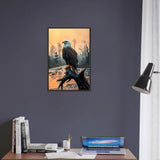 Eagle's Dawn - A Symbol of Strength and Serenity - 40x60 cm 16x24″ - Metal Framed Posters