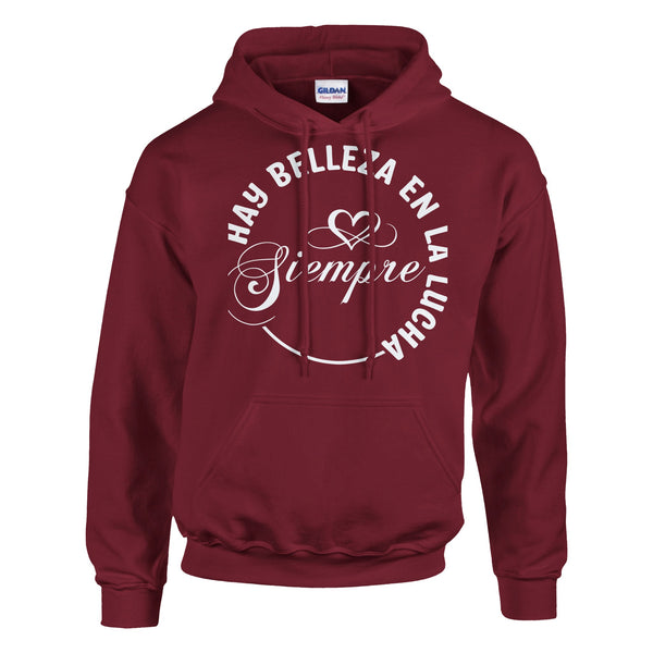 Strength in Struggle - Classic Cotton Motivation - Garnet - Hoodies