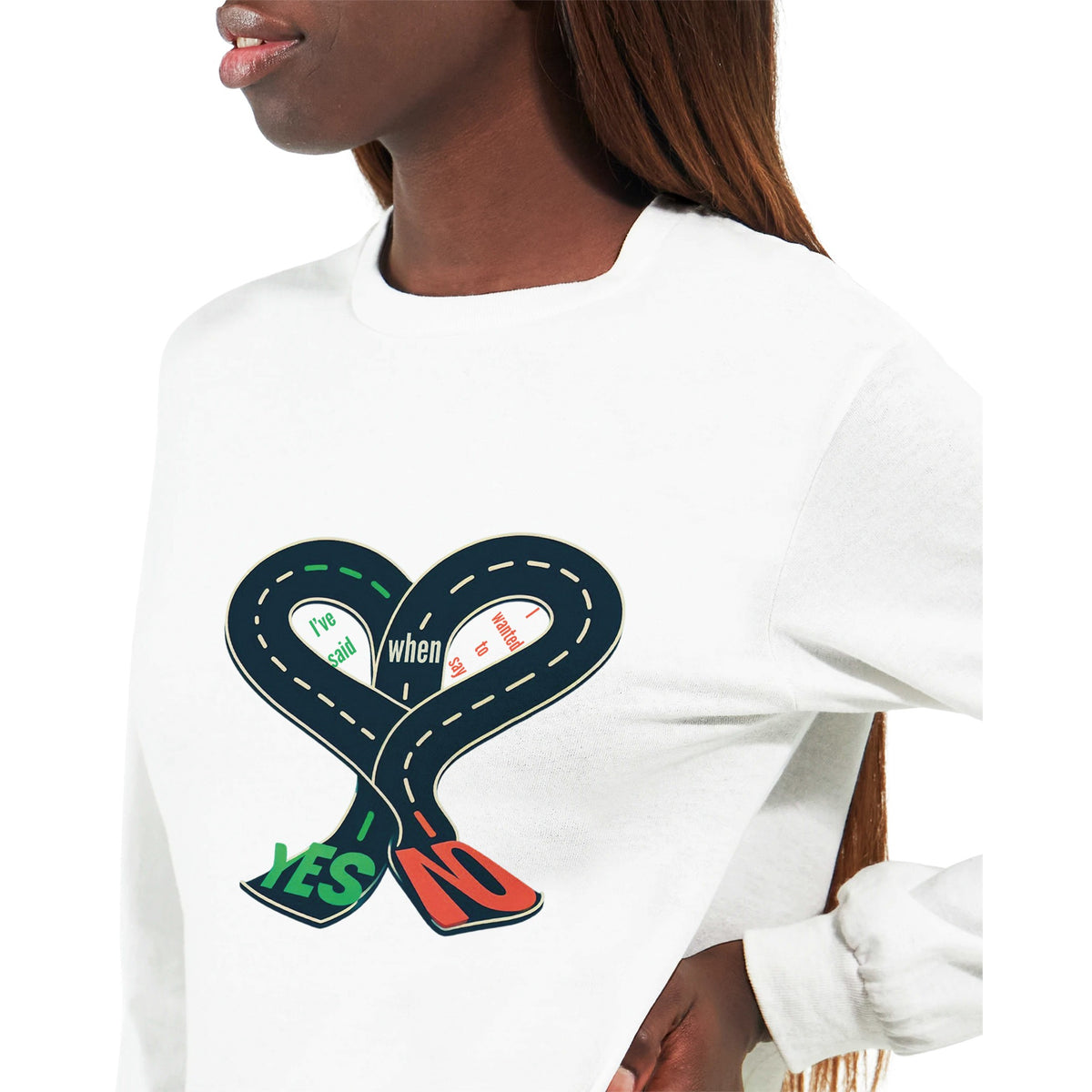 Infinite Decisions - The Neon Dilemma Tee - - Long Sleeves T-shirts