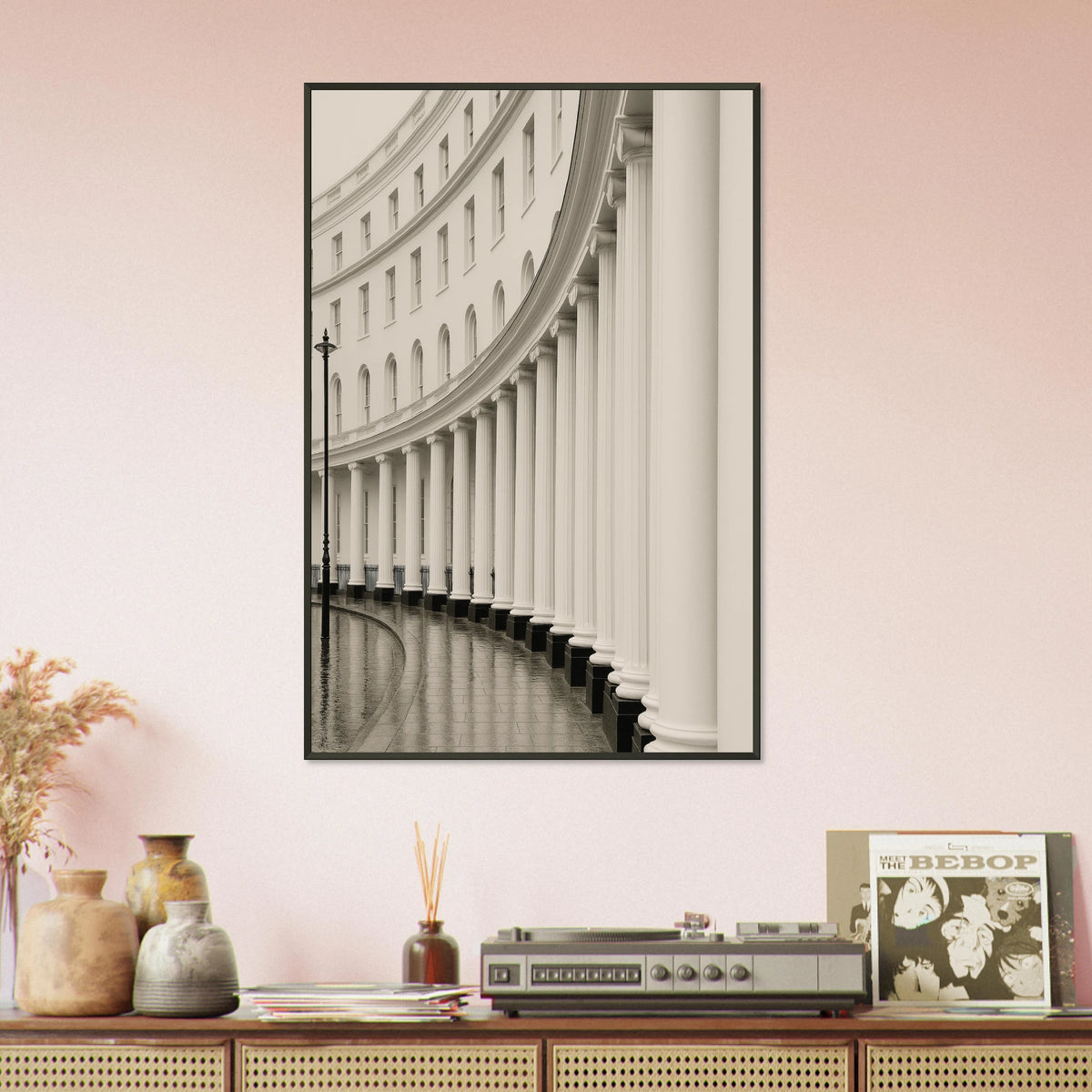 Elegant Curved Architecture – Metal Framed Poster Gift - Default Title - Metal Framed Posters