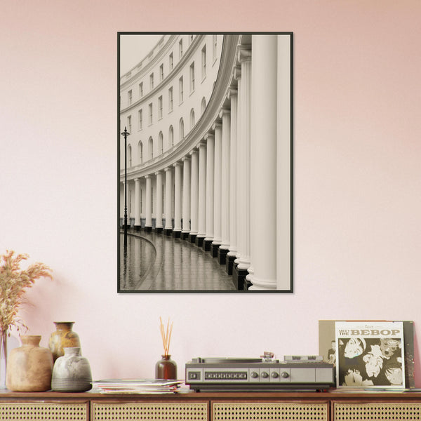 Elegant Curved Architecture – Metal Framed Poster Gift - Default Title - Metal Framed Posters