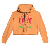 Lakeside Serenity - Your Happy Place Hoodie - Peach - Hoodies