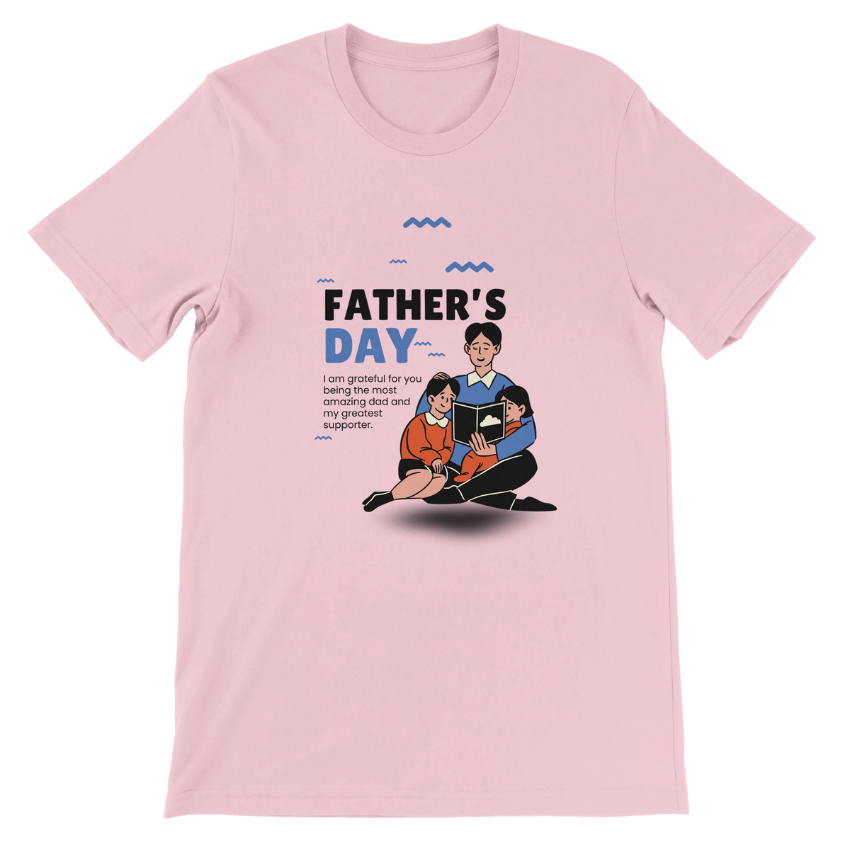 Gift of Storytime – Dad Tee for Father’s Day - Pink - T-Shirt