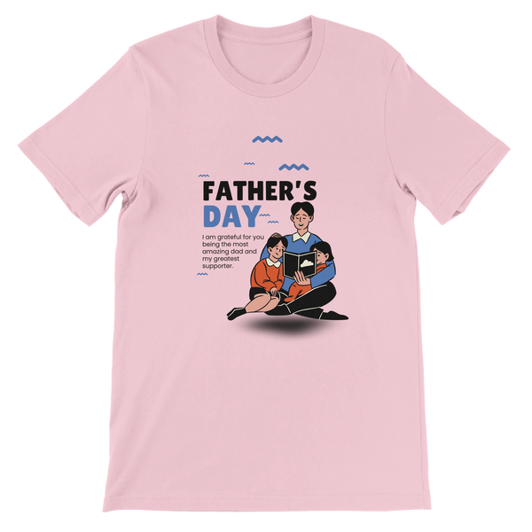Gift of Storytime – Dad Tee for Father’s Day - Pink - T-Shirt