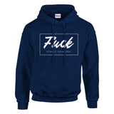 Fearless Comfort - No Fucks Given Hoodie - Navy - Sweatshirts