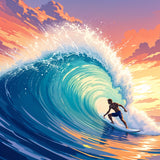 Chasing Waves of Freedom - - Framed Posters