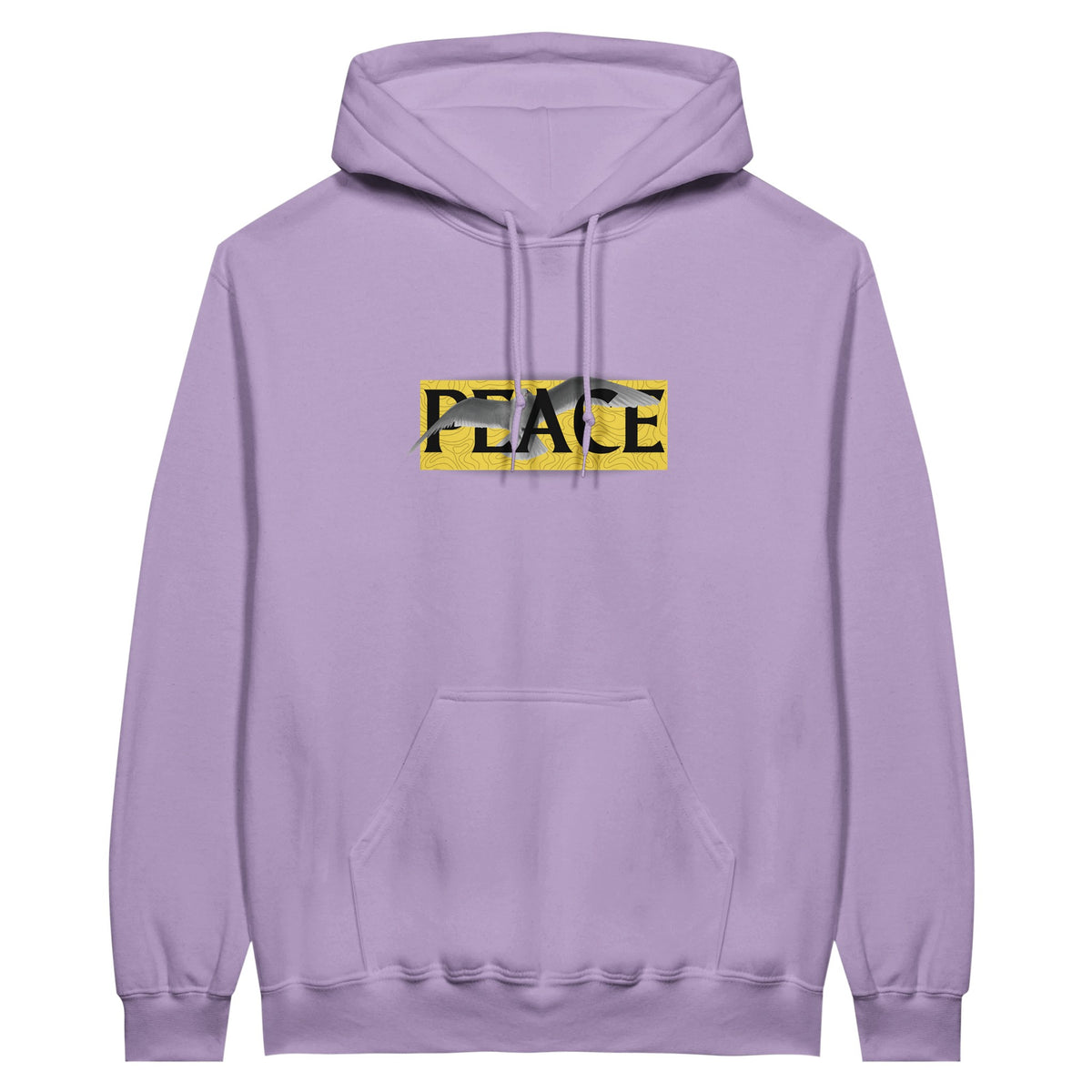 Peace in Motion - Elegant Design - Orchid - Pullover Hoodies