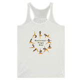 Mindful Movement - Yoga Day Tank - White - Print Material