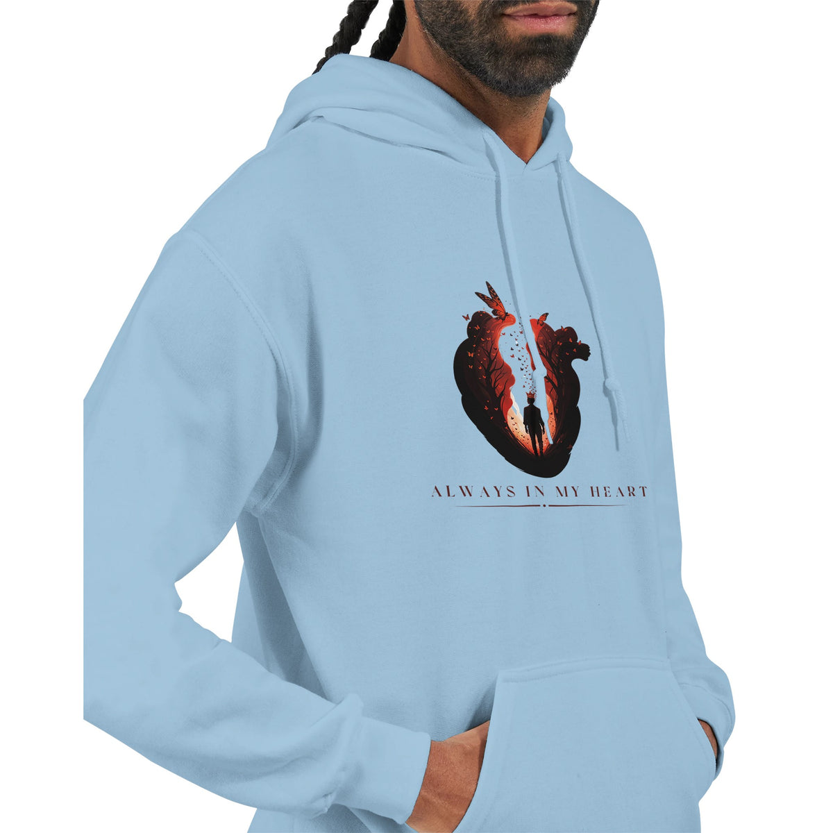 Transforming Moments - Celebrating Fatherhood - Light Blue - Hoodies