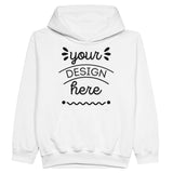 Customizable Classic Kids Hoodie - White - Pullover Hoodies