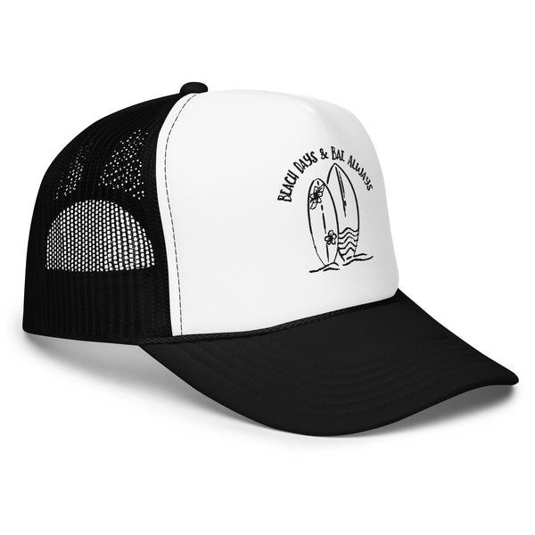 Surf's Companion - Dual Surfboard Foam Trucker Hat - - Hats