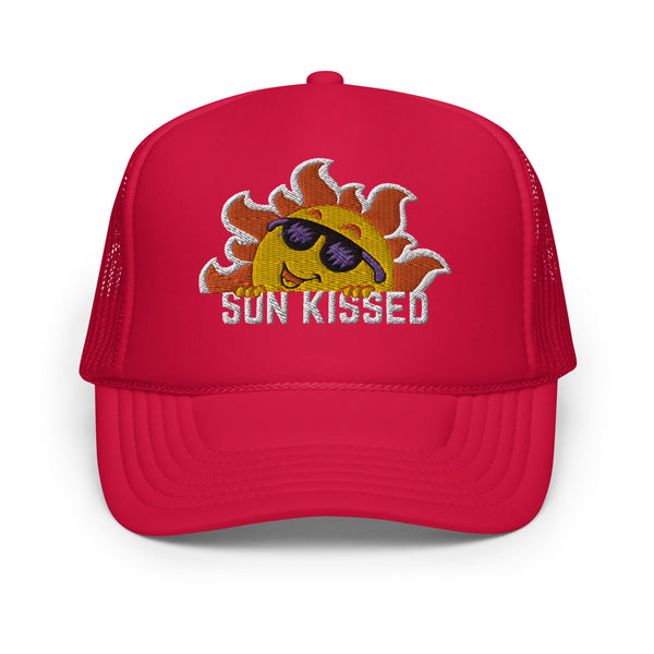 Sunlit Splendor - Sun Kissed Headgear - Red - Print Material