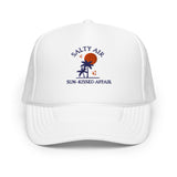 Tropical Sunset: Salty Air & Sun-Kissed Affair Hat - White - Hats