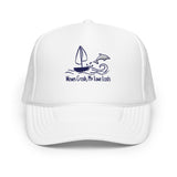 Eternal Voyage - Nautical Love Foam Trucker Hat - White - Hats