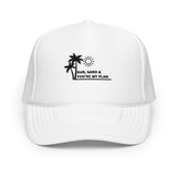 Eternal Sunshine - Classic Sun Design Foam Trucker Hat - White - Hats