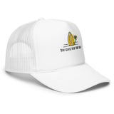 Surf's Up - Tropical Surfboard Foam Trucker Hat - - Hats