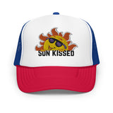 Sunlit Splendor - Sun Kissed Headgear - White Royal Red - Print Material