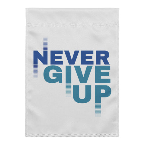 Image of Resilience Reminder - Never Give Up Outdoor Flag