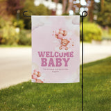 Baby Arrival Garden Flag – Celebrate Her First Hello - Default Title - Printed Flags