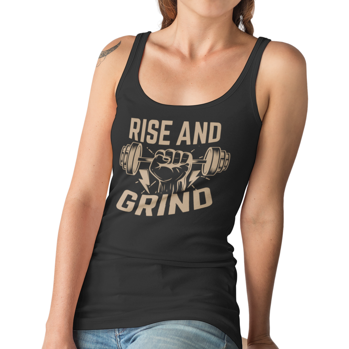 Fuel Your Fitness Journey – Motivational Gym Tank - - Tank Tops