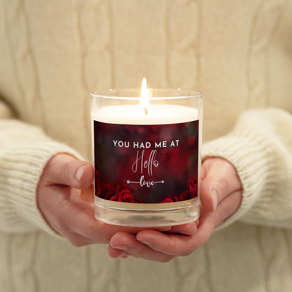 Love's First Words: You Had Me at Hello Candle - - Wax Candle