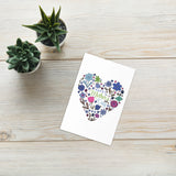 Heartfelt Wishes - Happy Mother's Day Greeting Card - 4″×6″ -