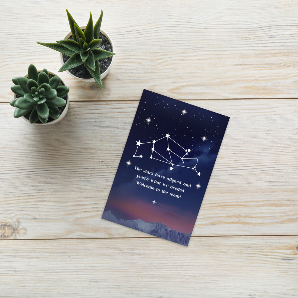 Written in the Stars - A Welcoming Card for New Beginnings - Default Title - Postcards