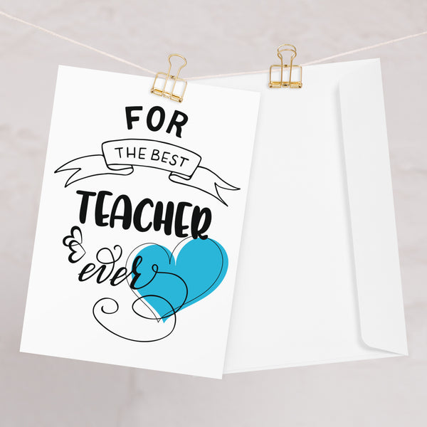 Heartfelt Thanks - Teacher Appreciation Coaster - 5.83″×8.27″ - Postcards