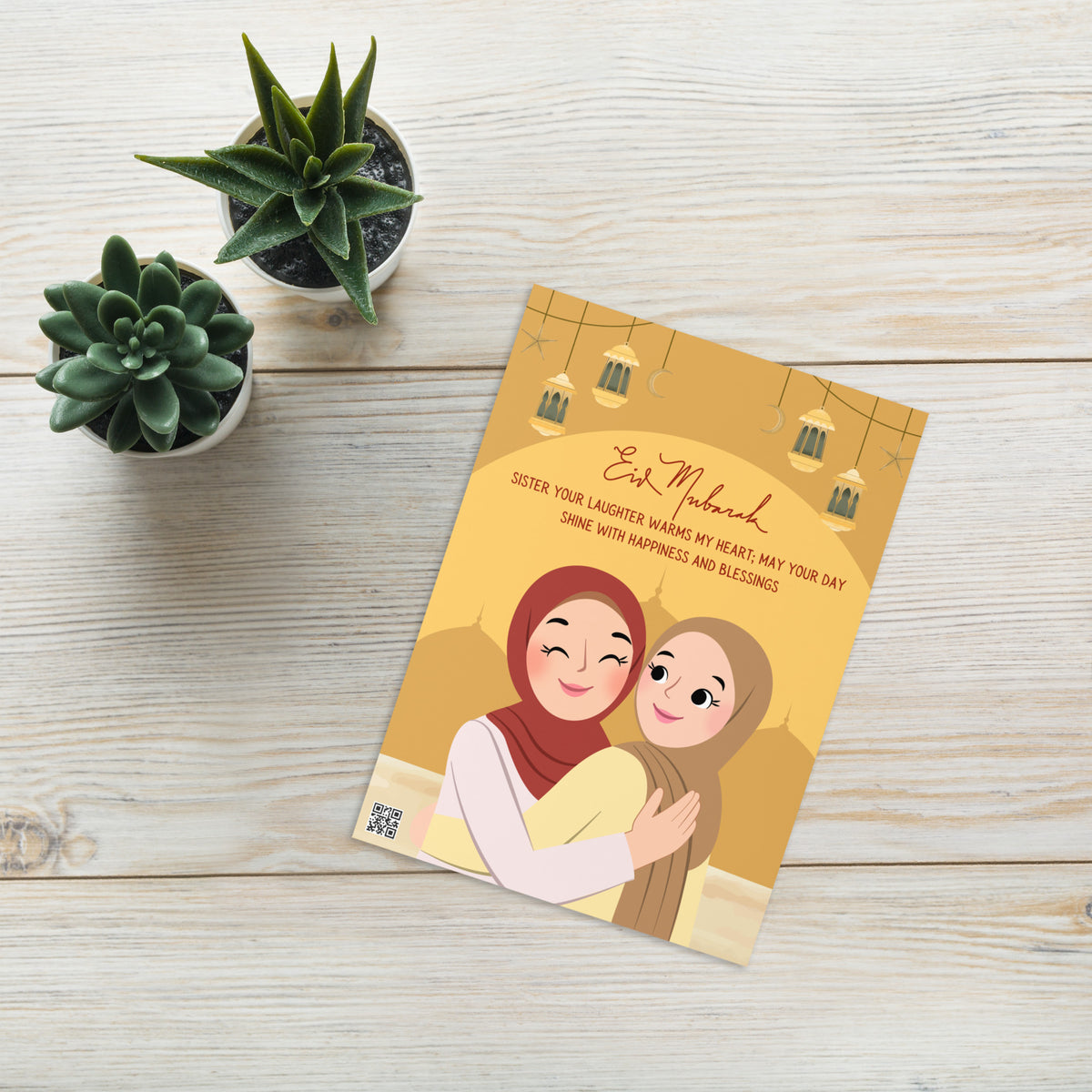 To My Sister – Eid Card with Love - - Greeting Cards