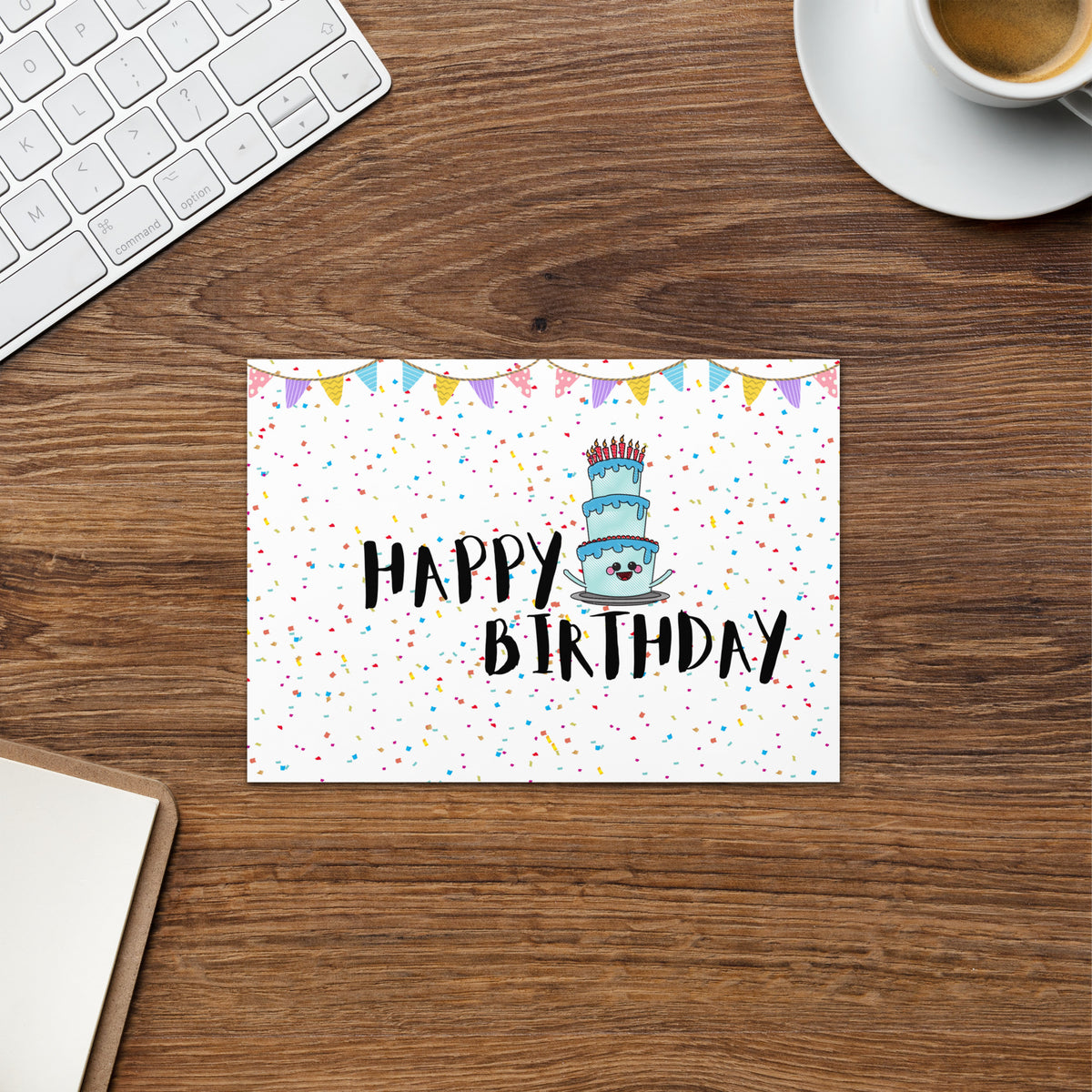 Happy Birthday Bliss - Personalized Greeting Card - 5″×7″ -