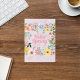 Welcome Spring with a Vibrant Greeting Card - 5″×7″ -