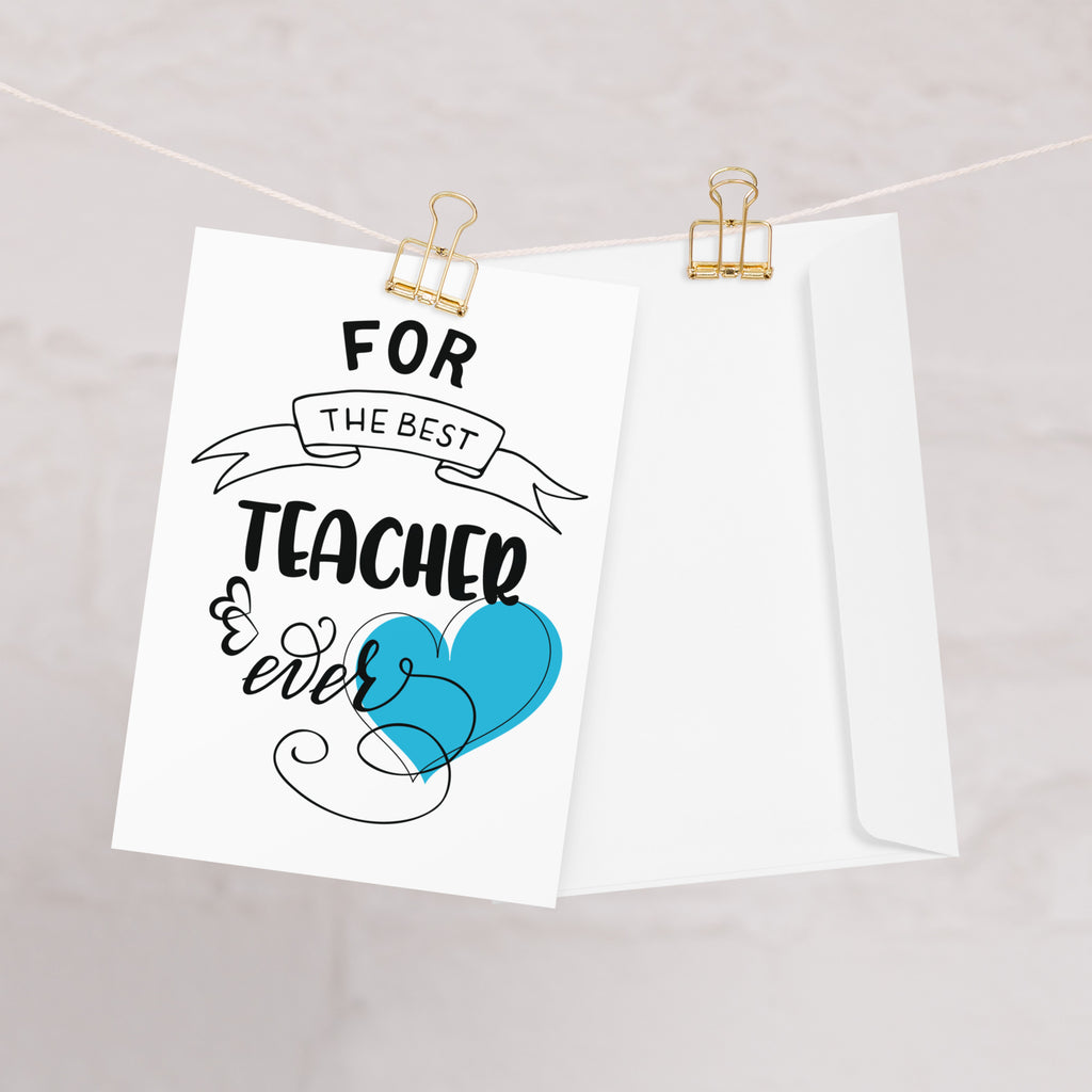 Heartfelt Thanks - Teacher Appreciation Coaster - 5″×7″ - Postcards