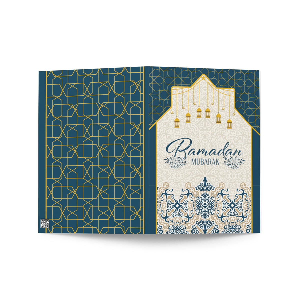 Embrace the Spirit of Ramzan - Ramzan Mubarak Greeting Card - 5″×7″ - Greeting Cards