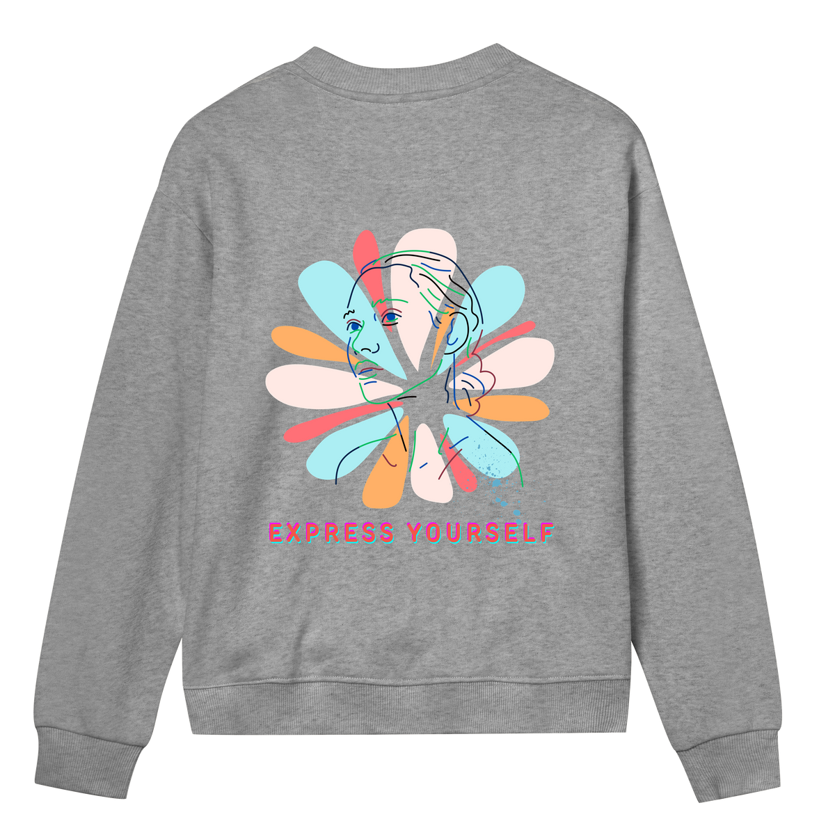 Bold & Bright - The Statement Sweatshirt - Grey melange women - Sweatshirts