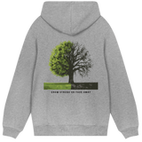 Strong Roots - Express Yourself Hoodie - Grey melange men - Hoodies