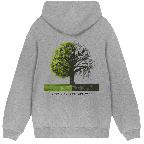 Strong Roots - Express Yourself Hoodie - Grey melange men - Hoodies