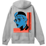 Edge of Expression - Artistic Boxy Hoodie - - Hoodies